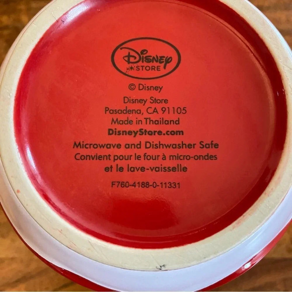 Disney  Minnie Mouse 25th Anniversary Coffee Cup Mug Red Polka Dot Lg 20oz NWOT - Picture 8 of 9
